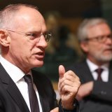 Cette décision s'inscrit "dans le cadre d'une politique d'asile stricte et donc juste", a déclaré le ministre autrichien de l'intérieur Gerhard Karner (archives). KEYSTONE/EPA/OLIVIER HOSLET